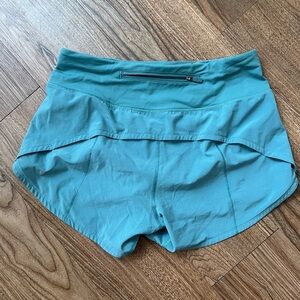 Lululemon Athletica Blue Athletic Shorts Lightweight Stretchy
